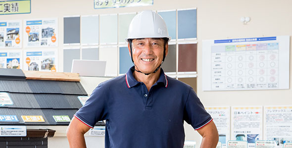 自社専属職人が担当