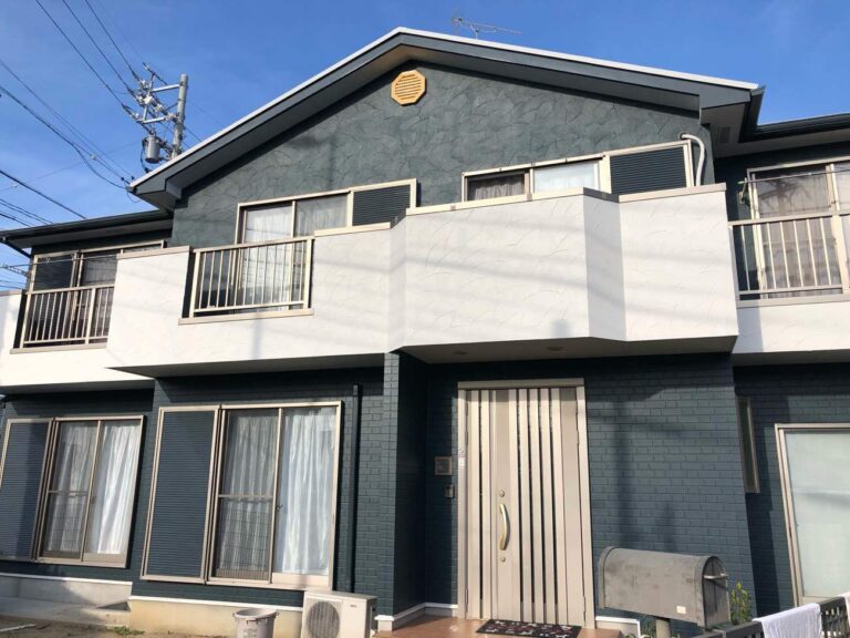 【岡崎市K様邸】シリコン塗料オーデフレッシュSi100Ⅲで外壁塗装、遮熱断熱塗料キルコで屋根塗装！