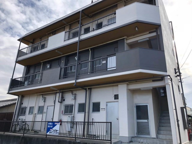 【豊明市K様邸】シリコン塗料オーデフレッシュＳｉ100Ⅲでアパートの外壁塗装を行いました！