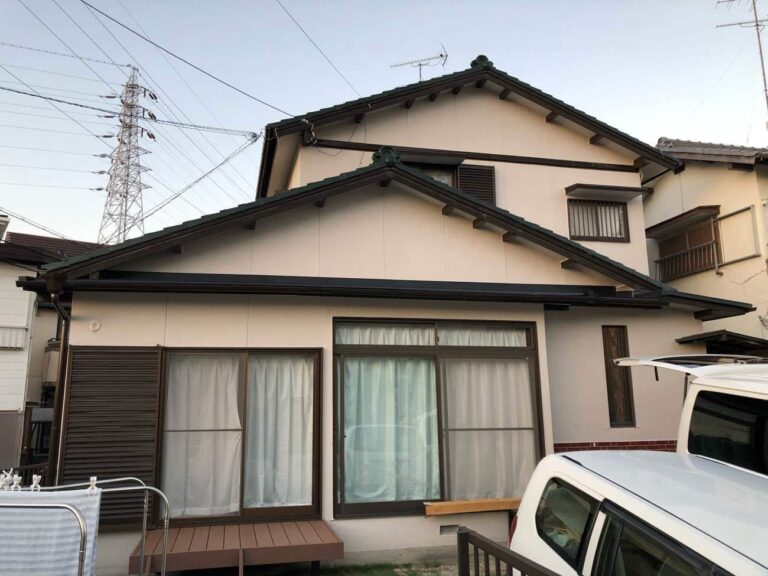 【岡崎市N様邸】シリコン塗料オーデフレッシュSi100Ⅲで外壁塗装を行いました！