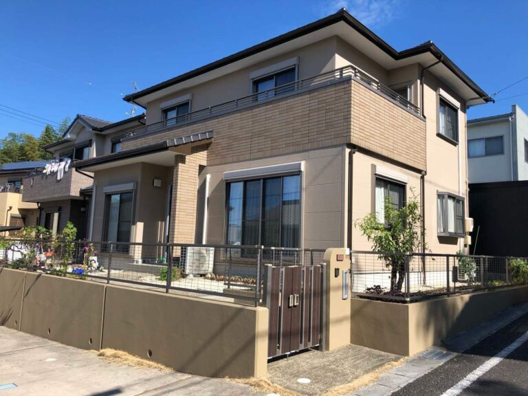【岡崎市I様邸】無機塗料セミフロンスーパーアクアⅡで外壁塗装