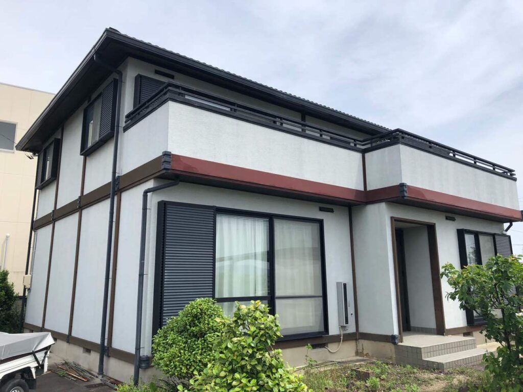 【西尾市　O様邸】外壁カラーシミュレーション実例