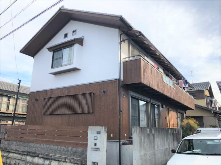 【岡崎市O様邸】木部保護塗料キシラデコールコンゾラン、漆喰専用塗料アレスシックイ外部用で外壁塗装を行いました！