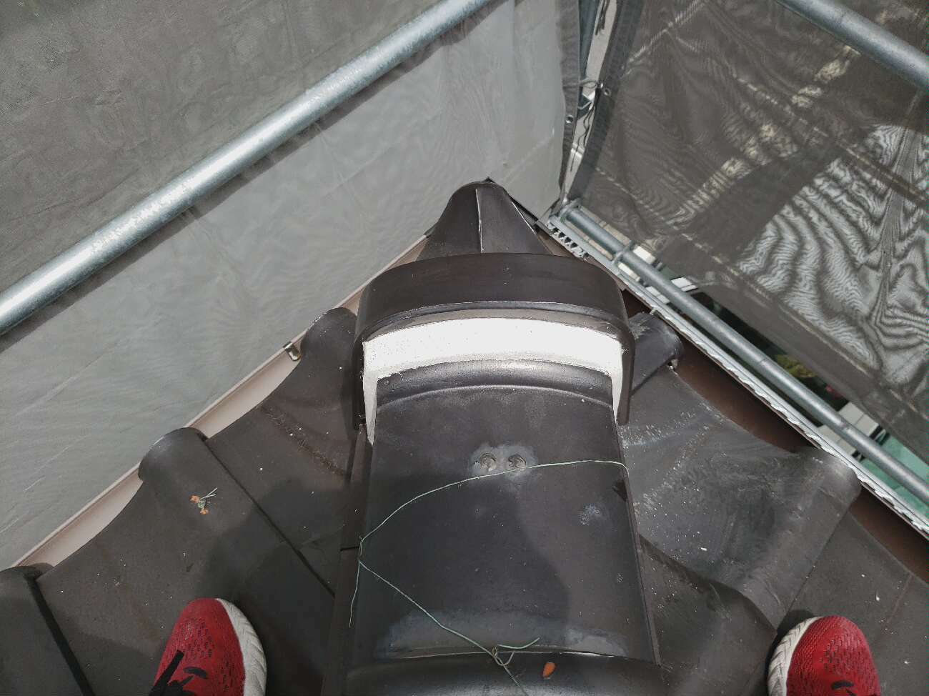 漆喰補修工事 完了