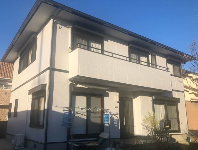 【西尾市N様邸】セミフロンアクアで外壁塗装、セミフロンスーパールーフⅡで屋根塗装を行いました！