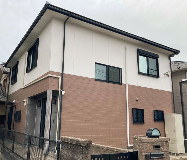 【安城市T様邸】オーデフレッシュSi100Ⅲで外壁塗装工事を行いました！