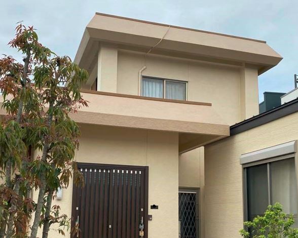 【安城市H様邸】外壁塗装・防水、ガレージ塗装工事を行いました！