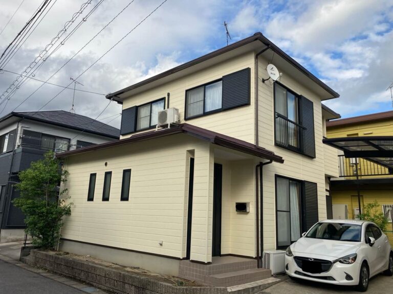 【岡崎市M様邸】セミフロンスーパーアクアⅡで外壁塗装、スーパーガルテクトで屋根カバー工事を行いました！