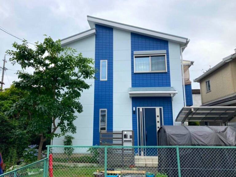 【岡崎市K様邸】パーフェクトトップで外壁塗装、セミフロンルーフで屋根塗装を行いました！