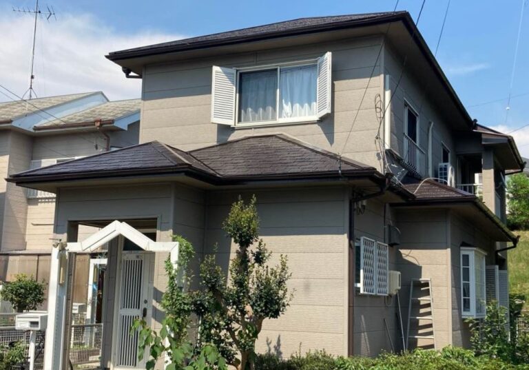 【岡崎市H様邸】セミフロンルーフで屋根塗装を行いました！