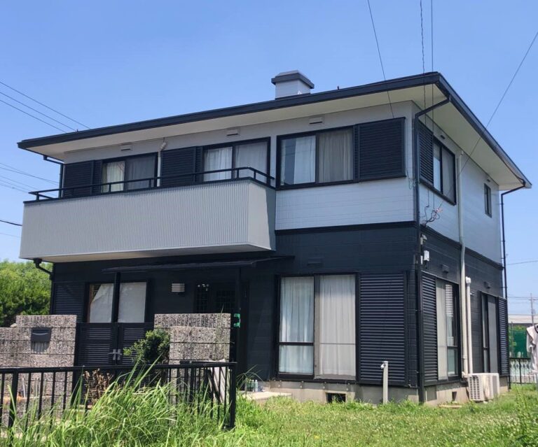 【刈谷市F様邸】セミフロンアクアで外壁塗装、スーパーガルテクトで屋根カバー工事を行いました！