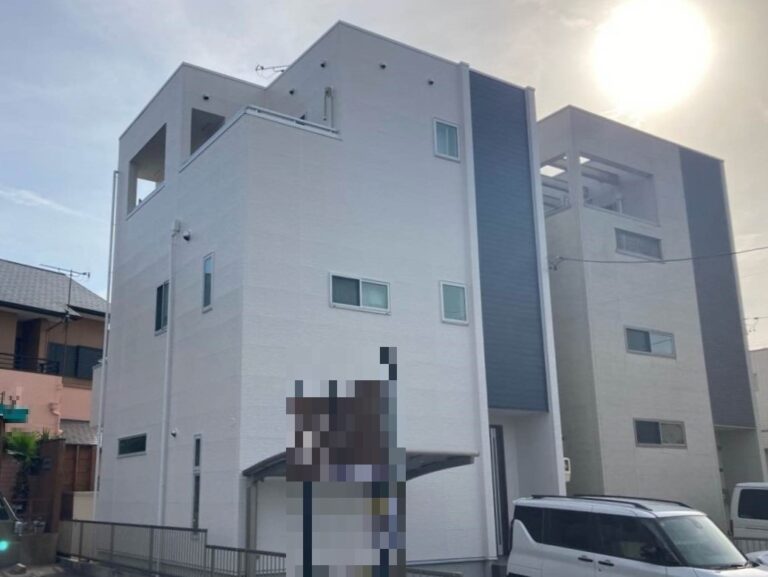 【岡崎市O様邸】セミフロンスーパーアクアⅡで外壁塗装、セミフロンスーパールーフⅡで屋根塗装を行いました！