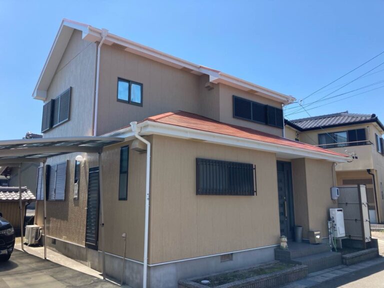 【西尾市Y様邸】セミフロンスーパーマイルドⅡで外壁塗装、セミフロンスーパールーフⅡ遮熱で屋根塗装を行いました！