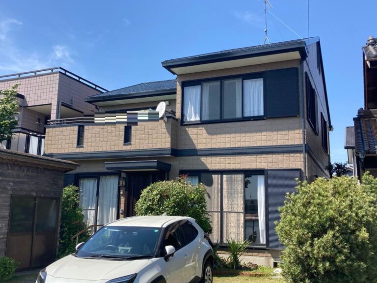 【西尾市S様邸】セミフロンマイルドⅡで外壁塗装、セミフロンスーパールーフⅡで屋根塗装を行いました！