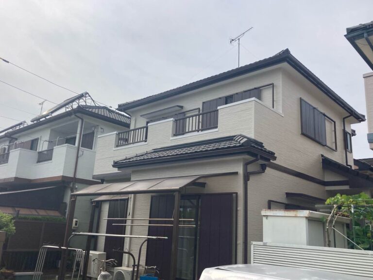 【岡崎市A様邸】セミフロンスーパーアクアⅡで外壁塗装を行いました！